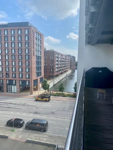 Panorama-Blick aus dem Büro von hagel IT-Services in der Spaldingstraße Hamburg